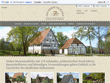 Tablet Screenshot of landmuseen.de